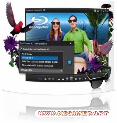 Скачать CyberLink PowerDVD Ultra 10 1516.51 3D ML