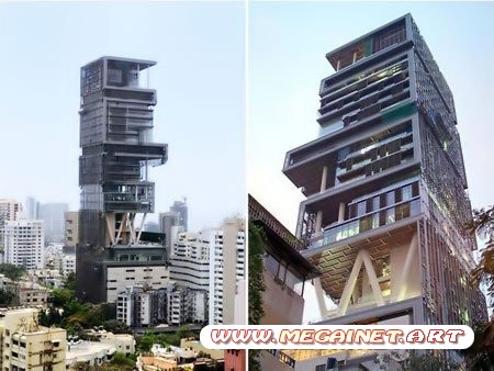 Antilia — самый большой частный дом в мире (4 фото)