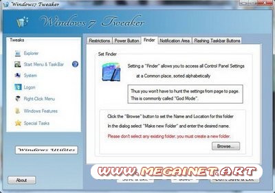 Windows 7 Tweaker 3.0 RC3