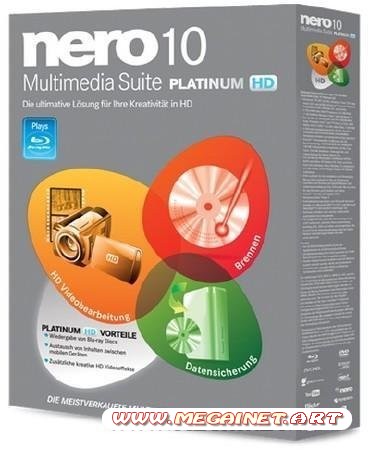 Nero Multimedia Suite 10 Platinum HD 10.5.10900 Ml/Rus Repack Unattended