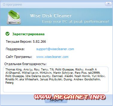 Wise Disk Cleaner Professional 5.82 Build 266