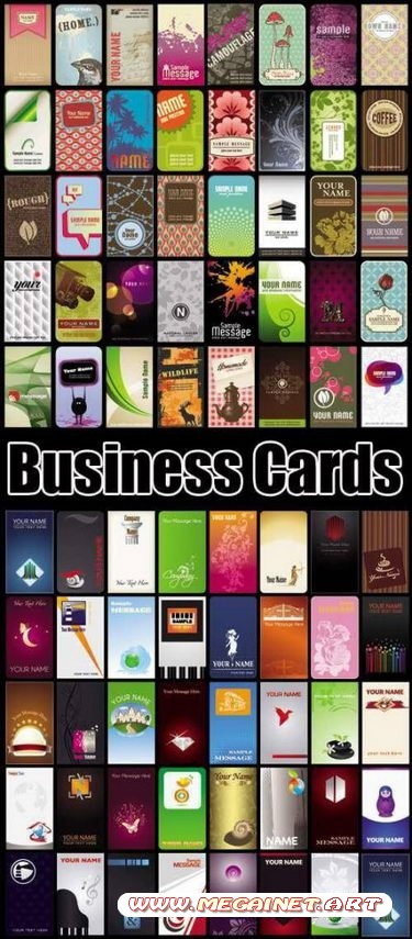 Векторные шаблоны карточек - Business Cards