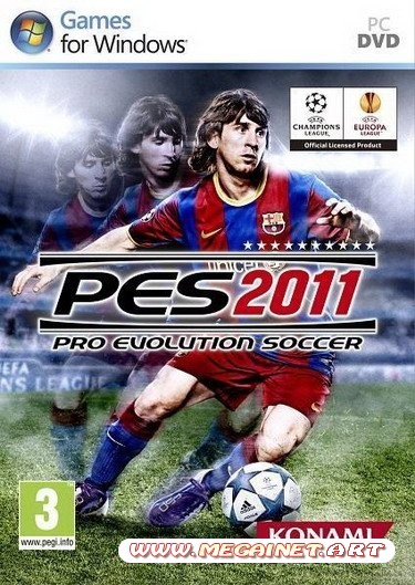 Pro Evolution Soccer 2011 v1.1 (2010/RUS/RePack)