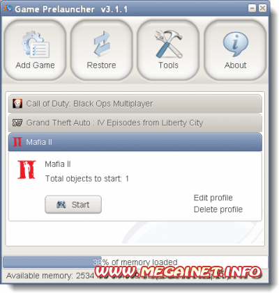 Game Prelauncher 3.1.1 + Portable RUS