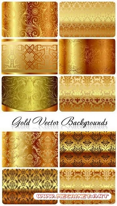 Gold Vector Backgrounds