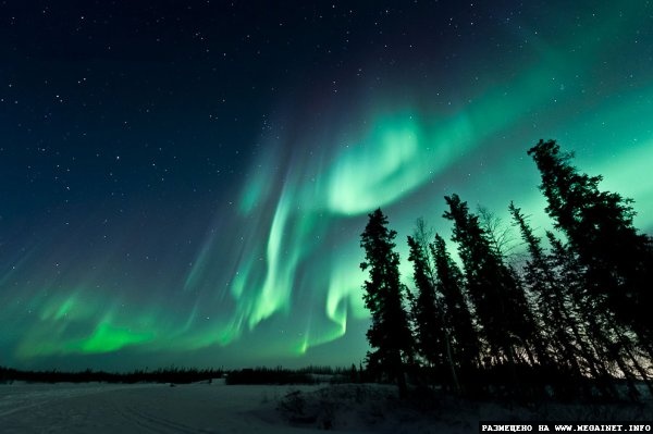 Северные сияния в Северной Америке