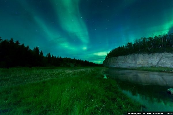 Северные сияния в Северной Америке