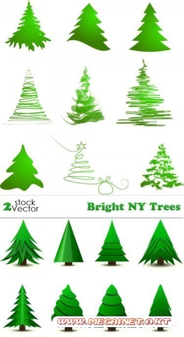 Vectors - Bright NY Trees